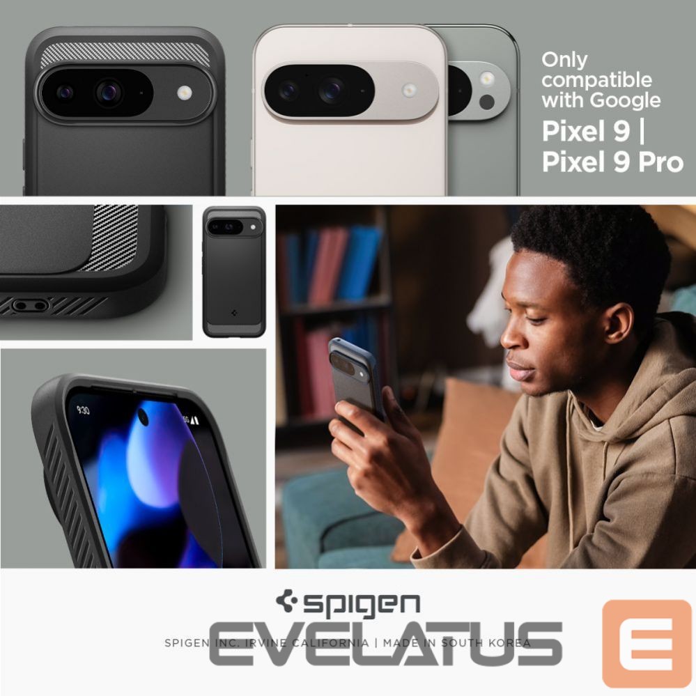Other Phone Accessory Spigen Spigen Rugged Armor Case for Google Pixel 9 / 9 Pro - Black