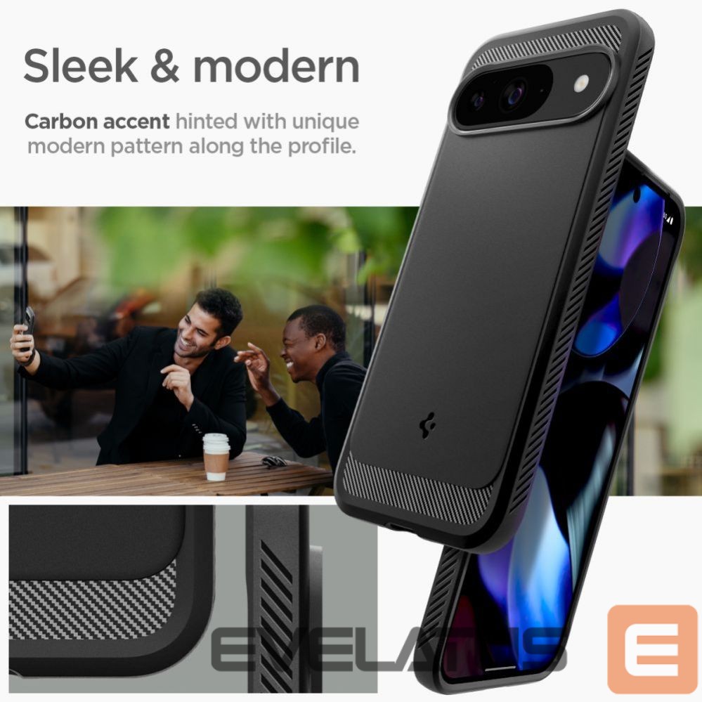 Other Phone Accessory Spigen Spigen Rugged Armor Case for Google Pixel 9 / 9 Pro - Black