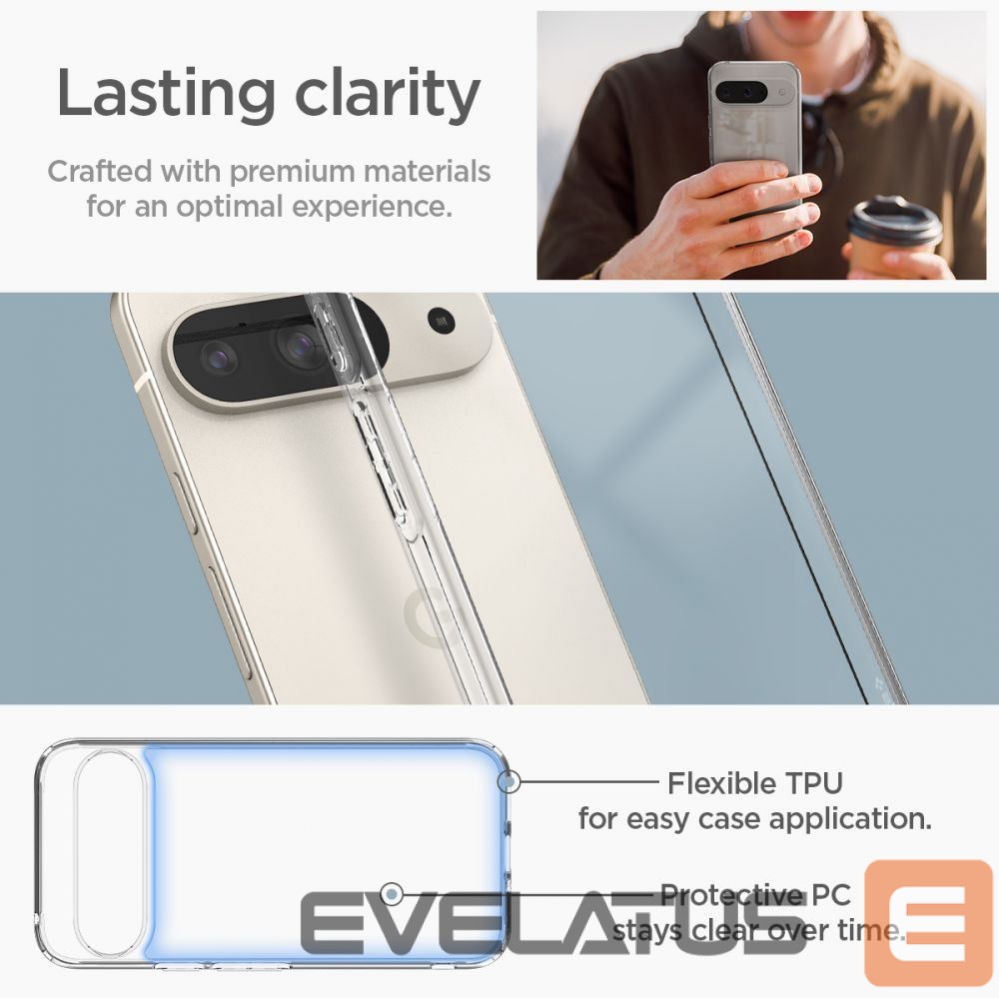 Other Phone Accessory Spigen Spigen Ultra Hybrid Case for Google Pixel 9 / 9 Pro - Transparent