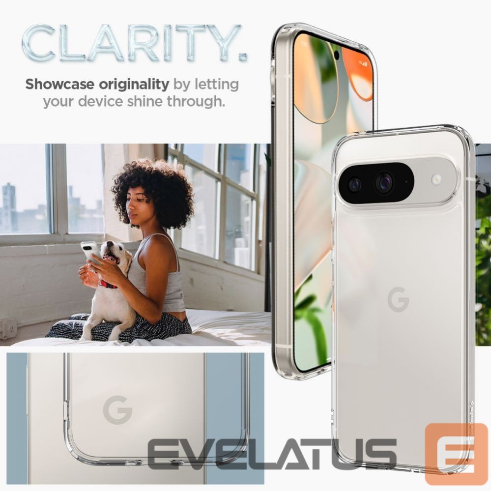 Other Phone Accessory Spigen Spigen Ultra Hybrid Case for Google Pixel 9 / 9 Pro - Transparent