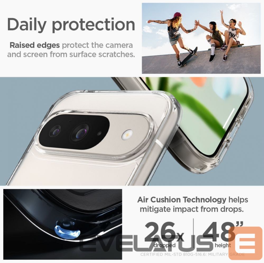 Other Phone Accessory Spigen Spigen Ultra Hybrid Case for Google Pixel 9 / 9 Pro - Transparent
