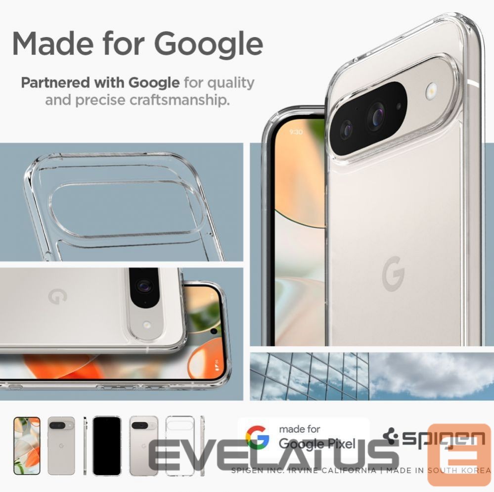 Other Phone Accessory Spigen Spigen Ultra Hybrid Case for Google Pixel 9 / 9 Pro - Transparent