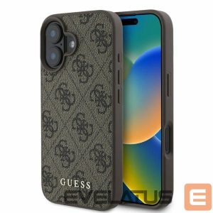 Back panel cover Guess  Guess 4G Classic iPhone 16 Case - Brown 