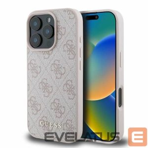 Back panel cover Guess  Guess 4G Classic iPhone 16 Pro Max Case - Pink