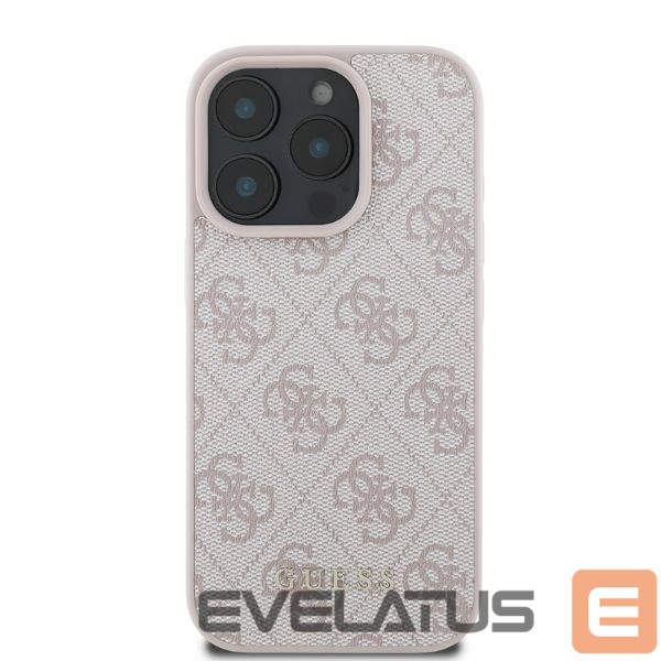 Back panel cover Guess Guess 4G Classic iPhone 16 Pro Max Case - Pink