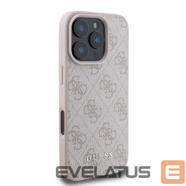 Back panel cover Guess Guess 4G Classic iPhone 16 Pro Max Case - Pink