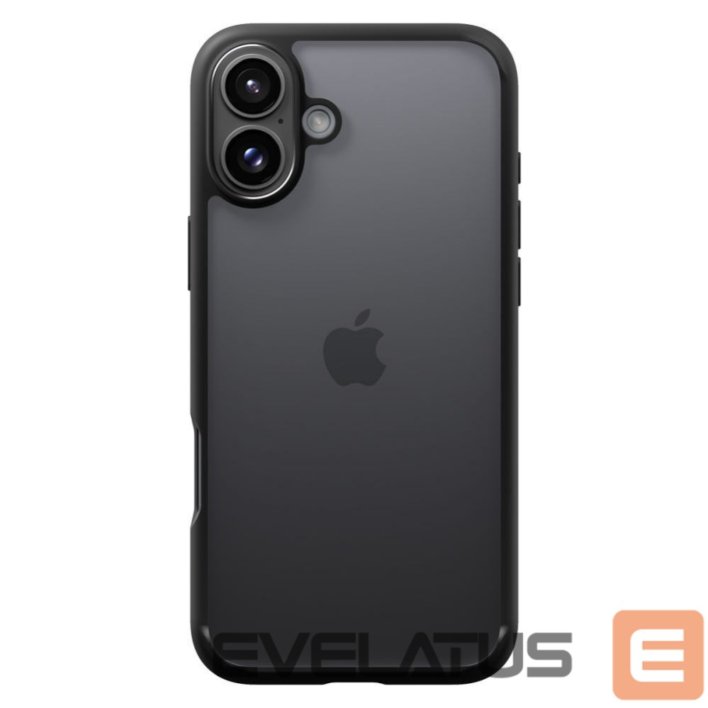 Back panel cover Spigen Spigen Ultra Hybrid iPhone 16 Case - Matte Black