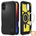 Back panel cover Spigen  Spigen Tough Armor MagSafe case with stand for iPhone 16 - black 