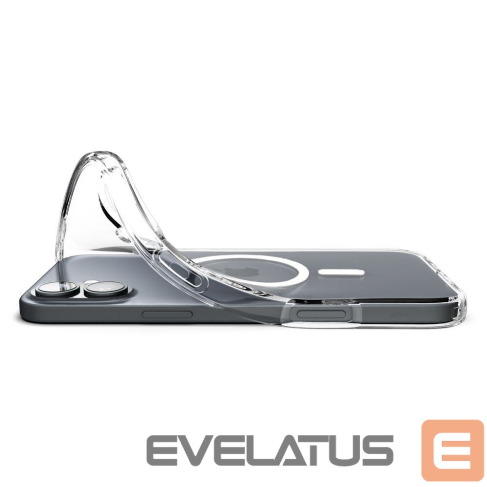 Back panel cover Spigen Spigen Liquid Crystal Mag Case with MagSafe for iPhone 16 - Clear