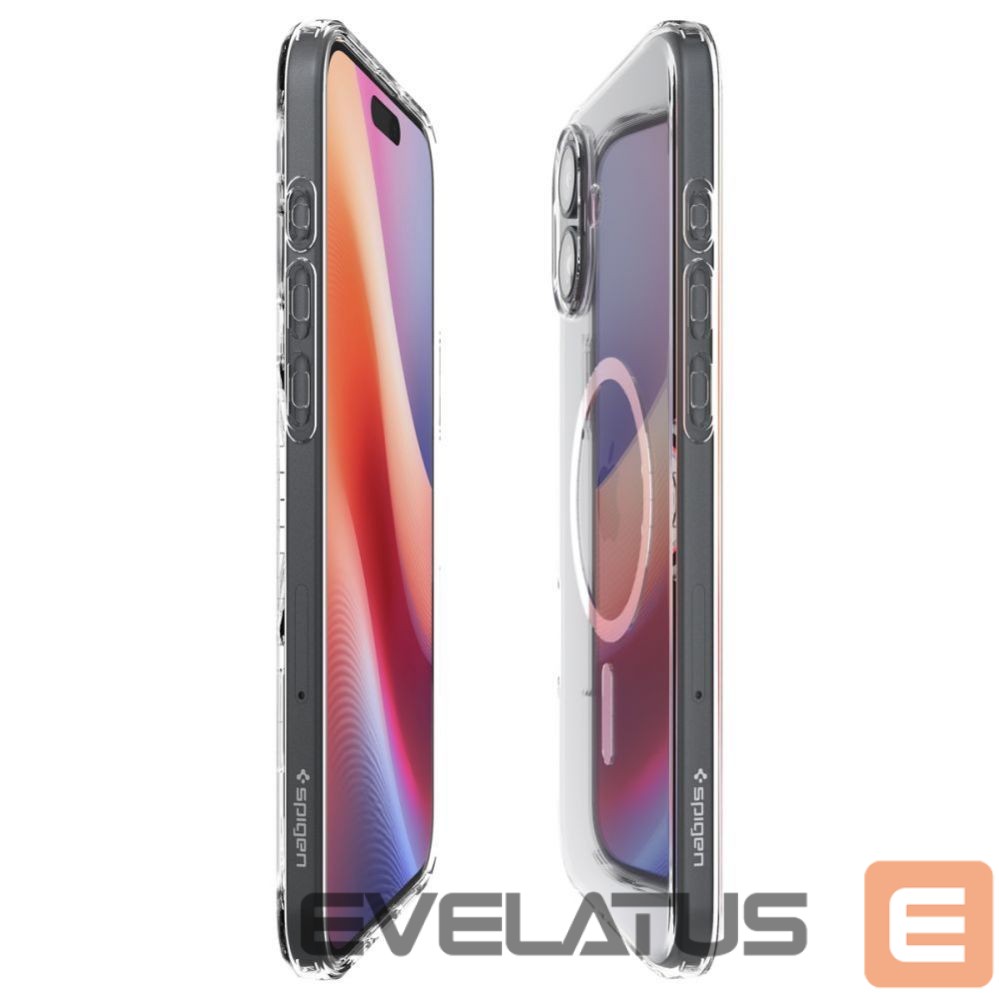 Back panel cover Spigen Spigen Liquid Crystal Mag Case with MagSafe for iPhone 16 - Clear