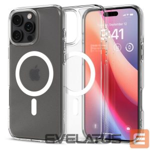 Back panel cover Spigen  Spigen Ultra Hybrid Mag Case with MagSafe for iPhone 16 Pro - Clear 
