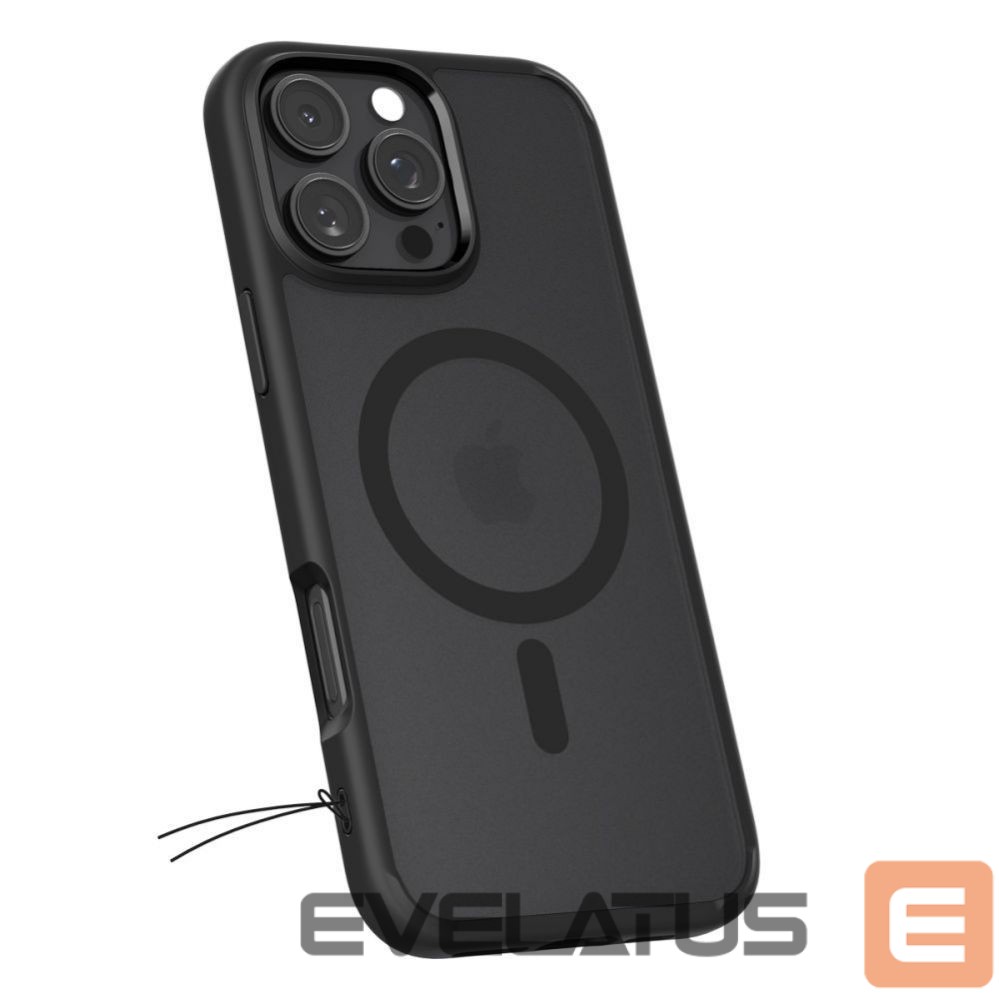 Back panel cover Spigen Spigen Ultra Hybrid Mag Case with MagSafe for iPhone 16 Pro - Black