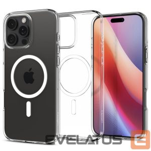 Back panel cover Spigen  Spigen Liquid Crystal Mag MagSafe iPhone 16 Pro Case - Clear 