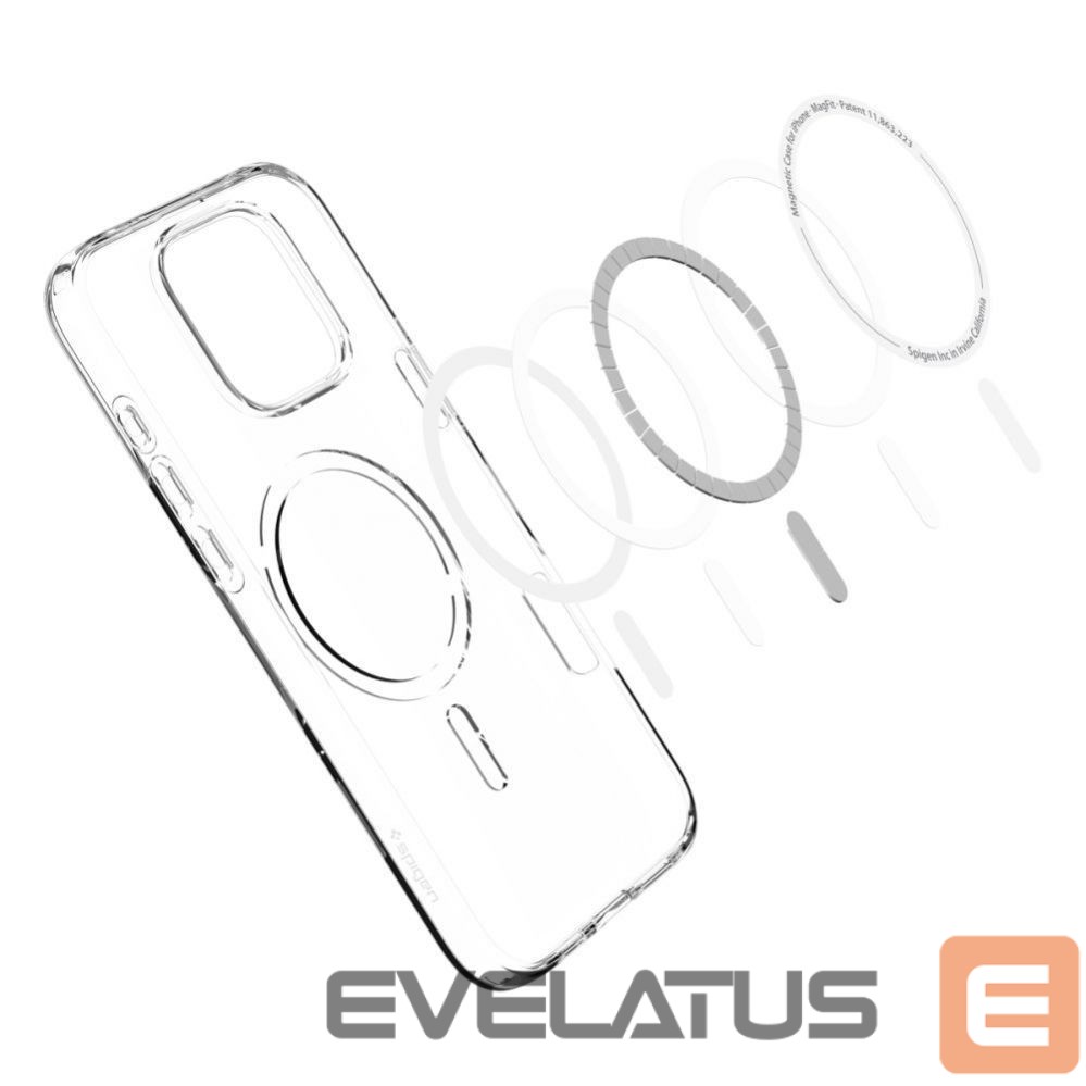 Back panel cover Spigen Spigen Liquid Crystal Mag MagSafe iPhone 16 Pro Case - Clear