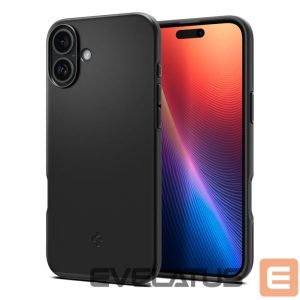 Back panel cover Spigen  Spigen Thin Fit MagSafe Case for iPhone 16 Plus - Black 