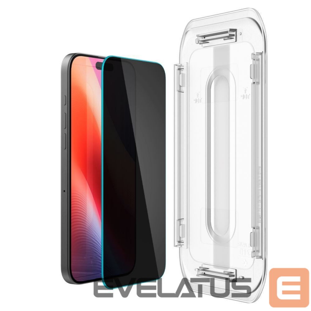 Protective glass Spigen Spigen Glas.tR EZ Fit Privacy Tempered Glass for iPhone 16 Pro Max / 17 Pro Max - 2 pcs.