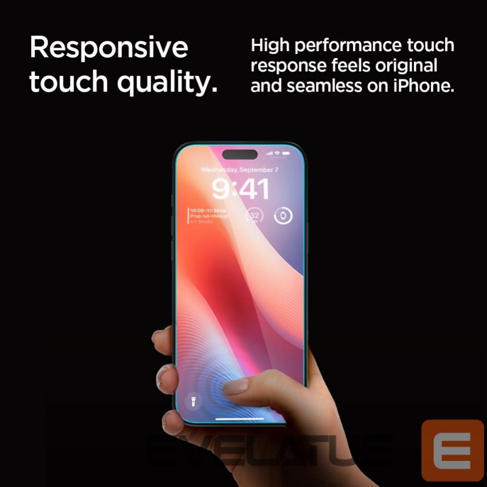 Protective glass Spigen Spigen Glas.tR EZ Fit Privacy Tempered Glass for iPhone 16 Pro Max / 17 Pro Max - 2 pcs.