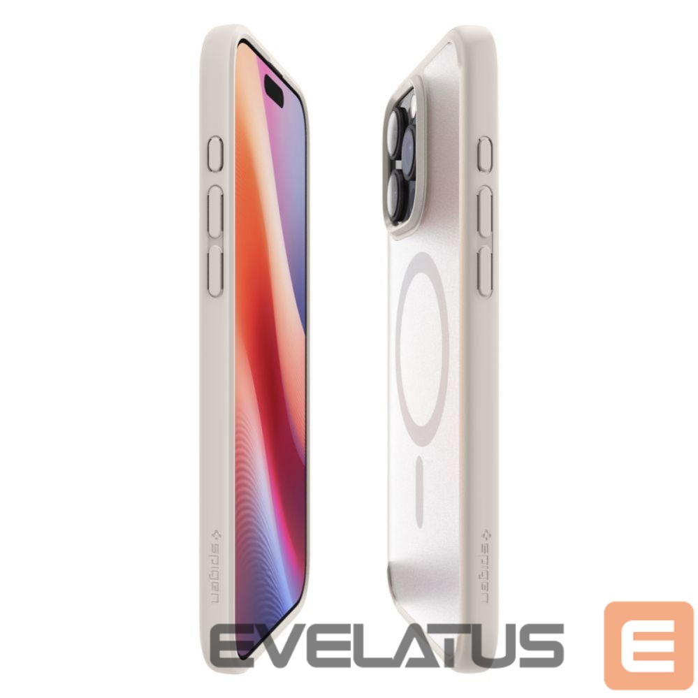 Back panel cover Spigen Spigen Ultra Hybrid Mag case with MagSafe for iPhone 16 Pro Max - titanium
