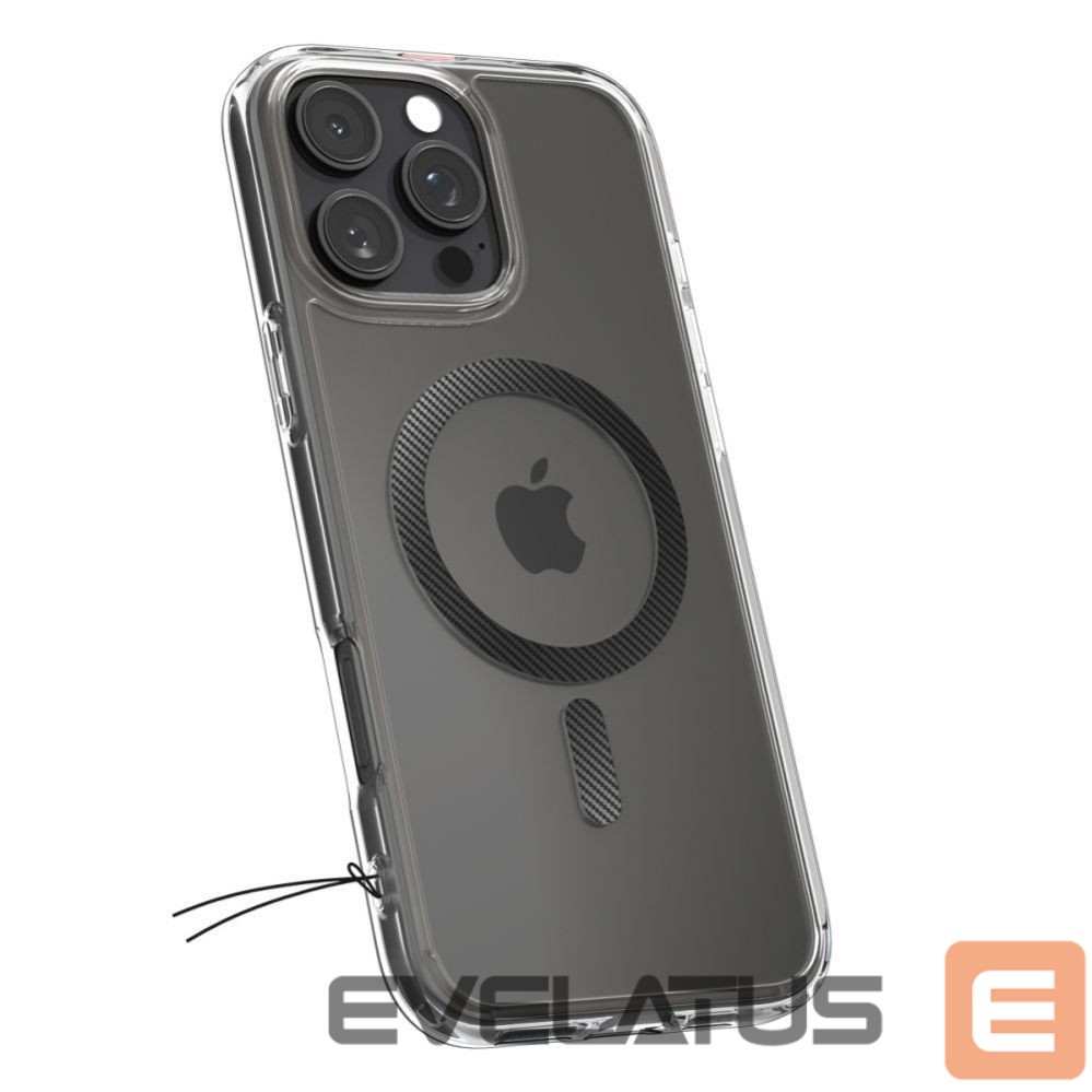 Back panel cover Spigen Spigen Ultra Hybrid Mag Case with MagSafe Carbon Fiber for iPhone 16 Pro Max - Dark Gray