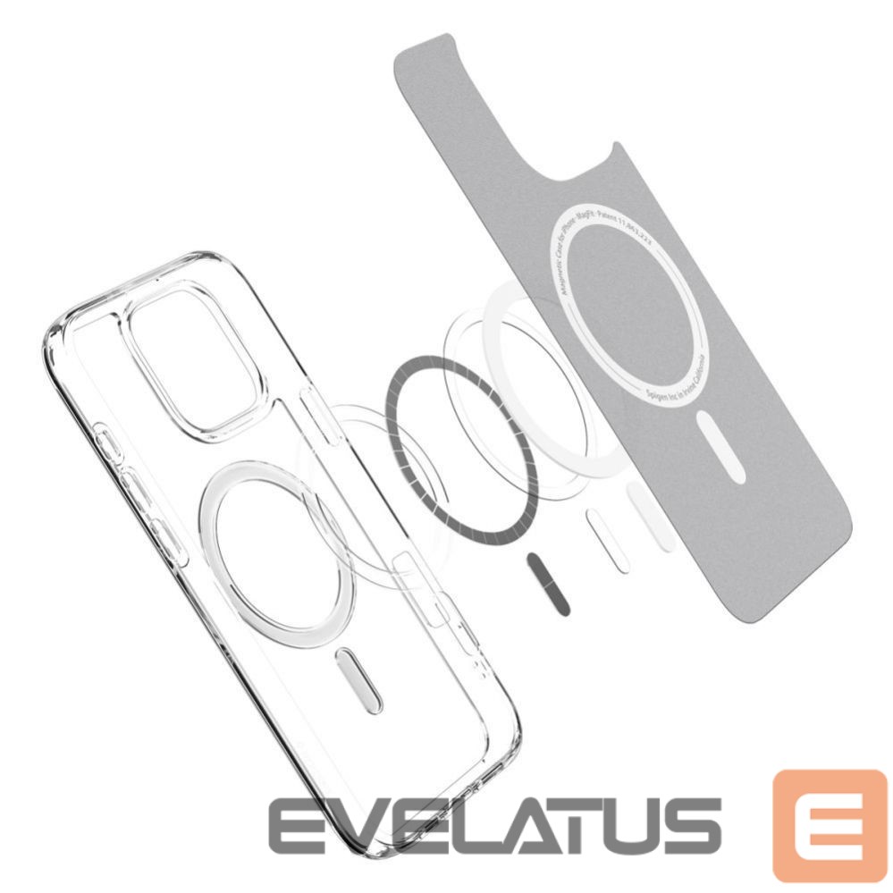 Back panel cover Spigen Spigen Ultra Hybrid Mag Case with MagSafe for iPhone 16 Pro Max - White