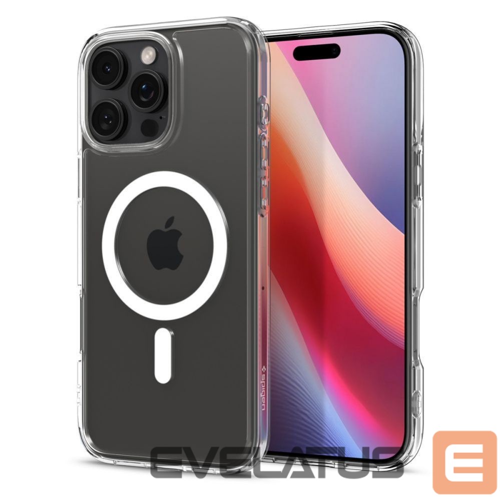 Back panel cover Spigen Spigen Ultra Hybrid Mag Case with MagSafe for iPhone 16 Pro Max - White