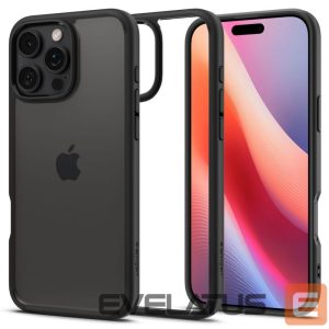 Back panel cover Spigen  Spigen Ultra Hybrid Case for iPhone 16 Pro Max - Matte Black 