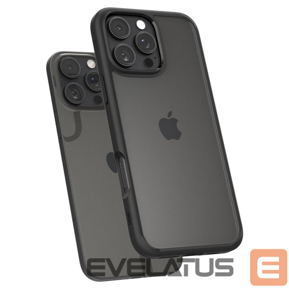 Back panel cover Spigen Spigen Ultra Hybrid Case for iPhone 16 Pro Max - Matte Black