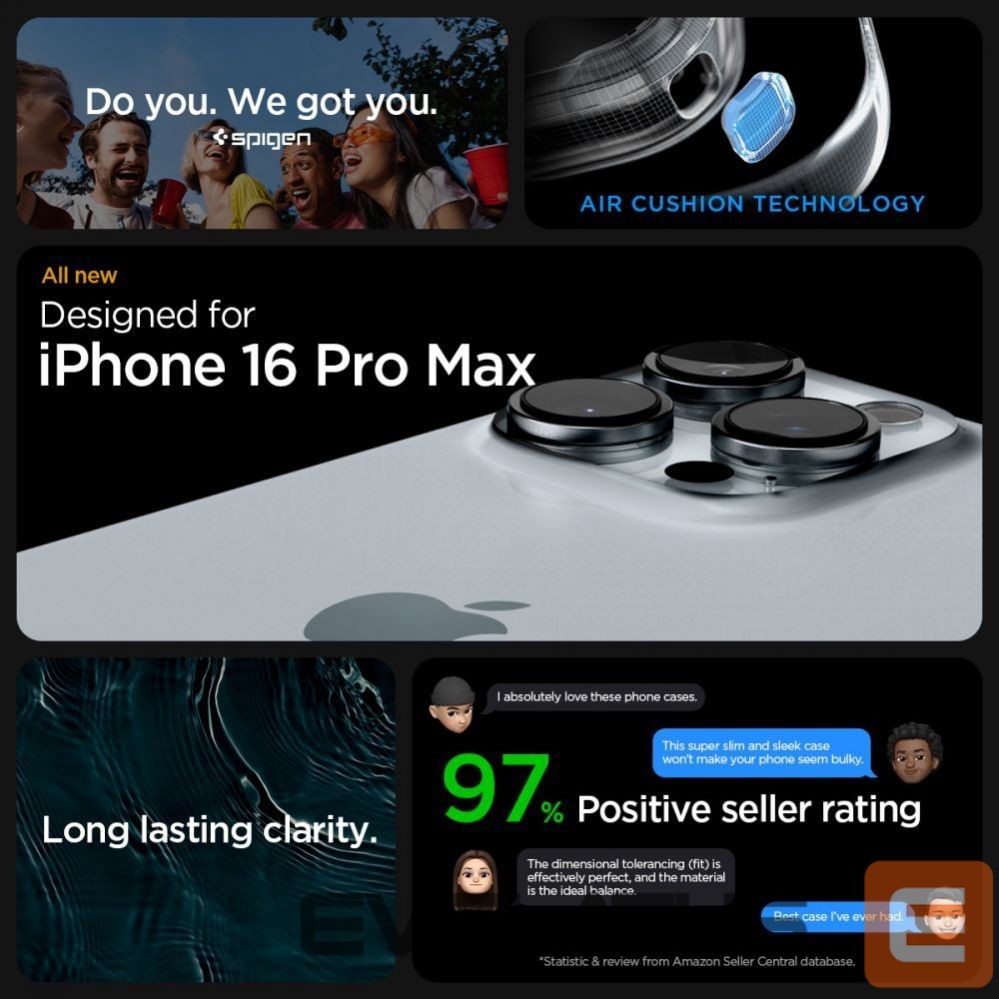 Back panel cover Spigen Spigen Ultra Hybrid Case for iPhone 16 Pro Max - Matte Black