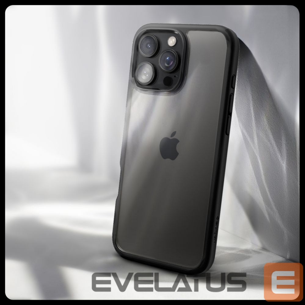 Back panel cover Spigen Spigen Ultra Hybrid Case for iPhone 16 Pro Max - Matte Black