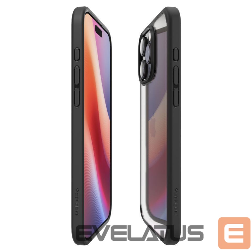 Back panel cover Spigen Spigen Ultra Hybrid Case for iPhone 16 Pro Max - Matte Black