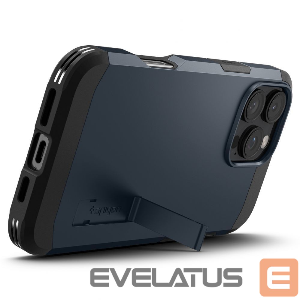 Back panel cover Spigen Spigen Tough Armor MagSafe Case with Stand for iPhone 16 Pro Max - Dark Gray
