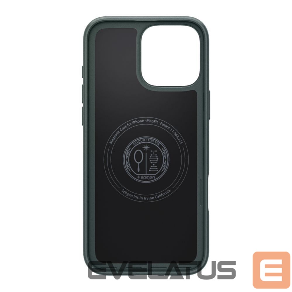 Back panel cover Spigen Spigen Thin Fit MagSafe Case for iPhone 16 Pro Max - Green
