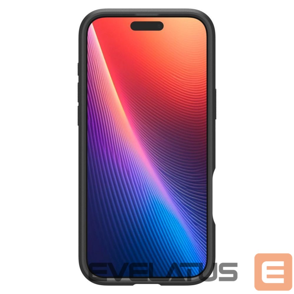 Back panel cover Spigen Spigen Optik Armor Mag Case with MagSafe for iPhone 16 Pro Max - Black