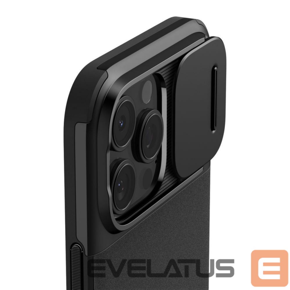 Back panel cover Spigen Spigen Optik Armor Mag Case with MagSafe for iPhone 16 Pro Max - Black