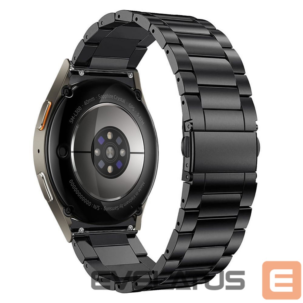 Other Phone Accessory Tech-Protect Tech-Protect Stainless Strap for Samsung Galaxy Watch 4 / 5 / 5 Pro / 6 / 7 / FE - Black