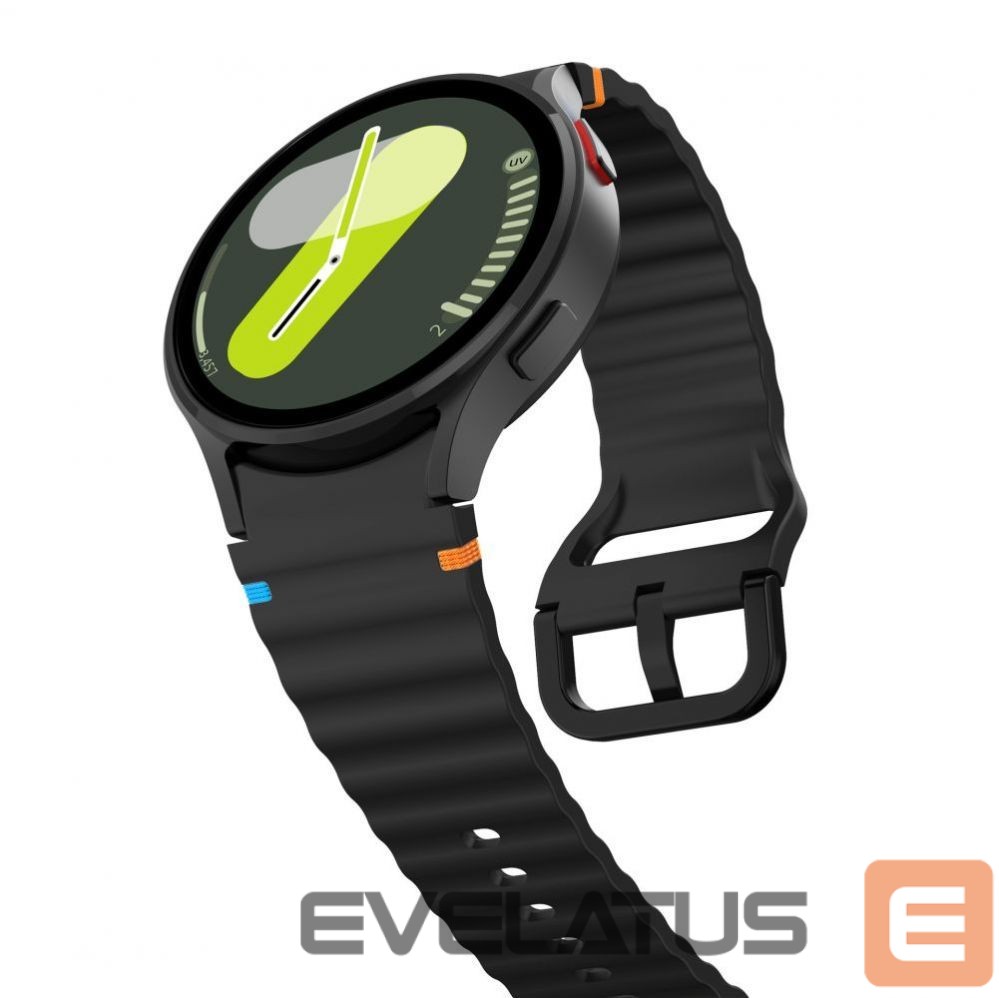 Other Phone Accessory Tech-Protect Tech-Protect Silicone Sport Strap for Samsung Galaxy Watch 4 / 5 / 5 Pro / 6 / 7 / FE - Black