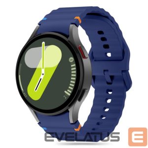 Other Phone Accessory Tech-Protect  Tech-Protect Silicone Sport Strap for Samsung Galaxy Watch 4 / 5 / 5 Pro / 6 / 7 / FE - Blue 