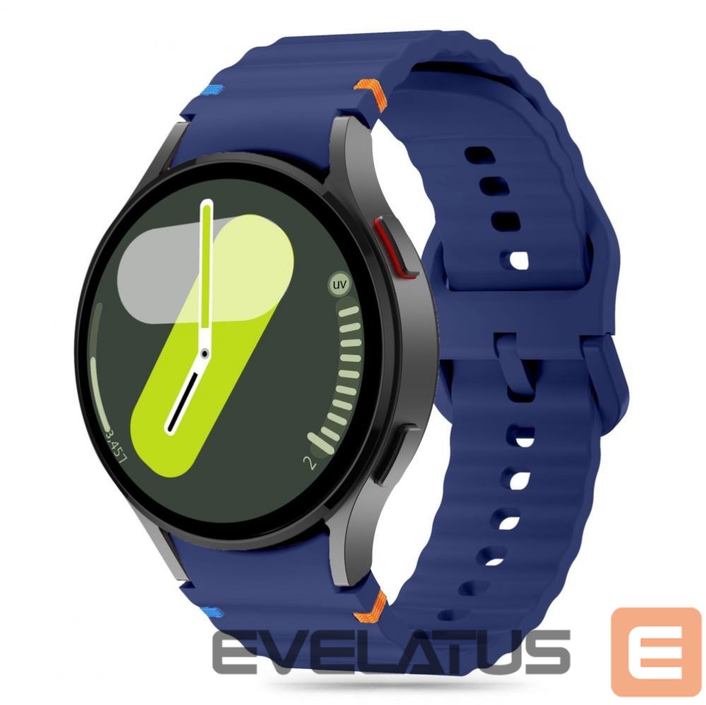 Other Phone Accessory Tech-Protect Tech-Protect Silicone Sport Strap for Samsung Galaxy Watch 4 / 5 / 5 Pro / 6 / 7 / FE - Blue