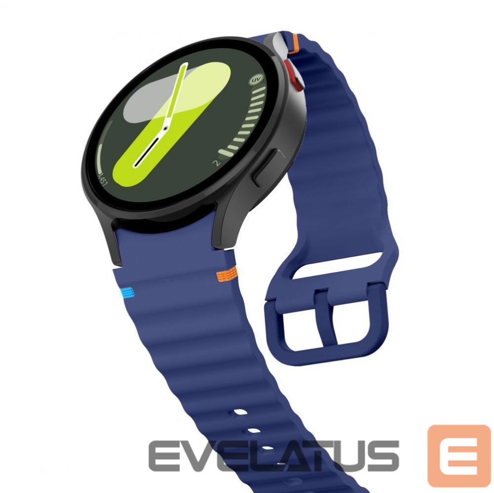 Other Phone Accessory Tech-Protect Tech-Protect Silicone Sport Strap for Samsung Galaxy Watch 4 / 5 / 5 Pro / 6 / 7 / FE - Blue