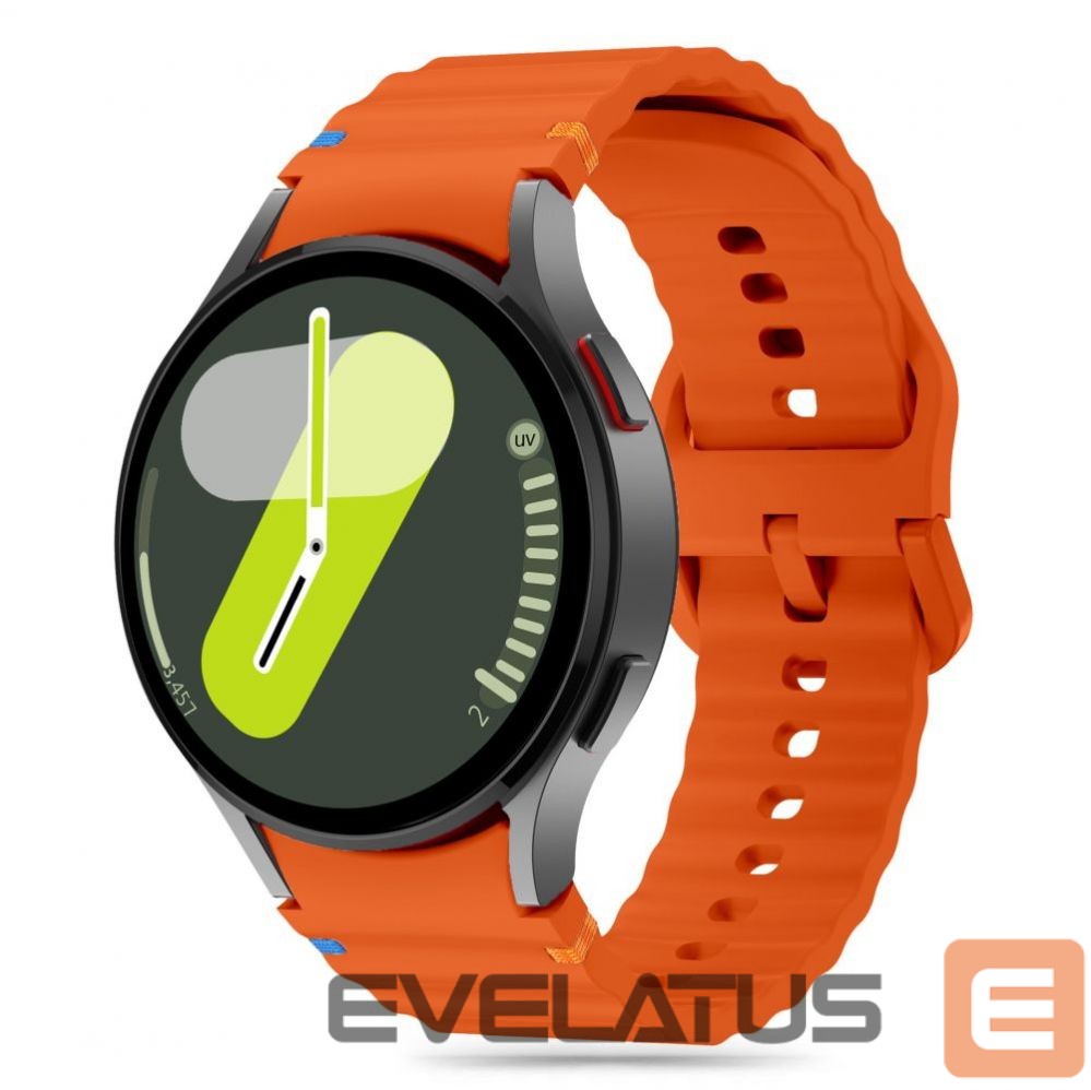 Other Phone Accessory Tech-Protect Tech-Protect Silicone Sport Strap for Samsung Galaxy Watch 4 / 5 / 5 Pro / 6 / 7 / FE - Orange