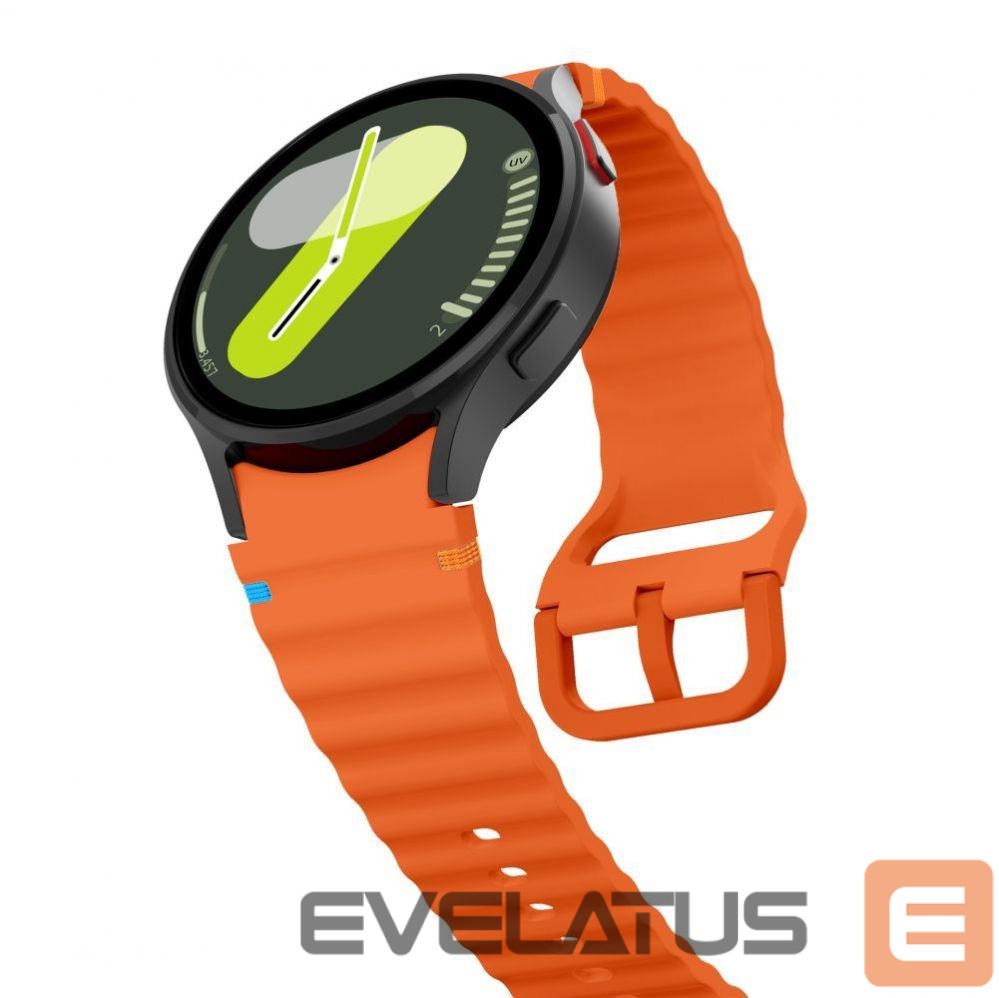 Other Phone Accessory Tech-Protect Tech-Protect Silicone Sport Strap for Samsung Galaxy Watch 4 / 5 / 5 Pro / 6 / 7 / FE - Orange