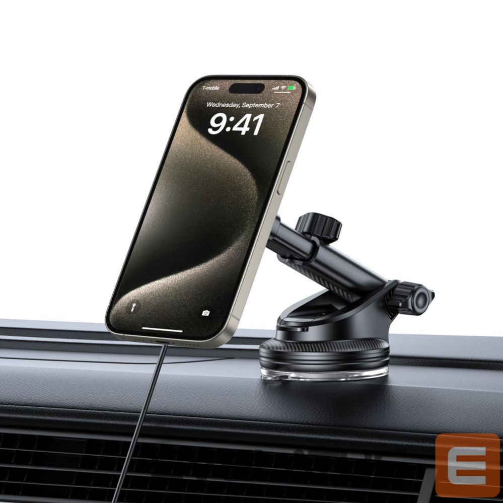 Other Phone Accessory Tech-Protect Tech-Protect MM15W MagSafe Car Holder with 15W Inductive Charger for Air Vent and Dashboard - Black