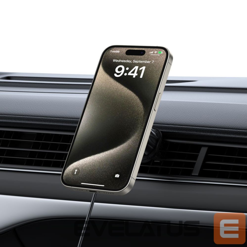Other Phone Accessory Tech-Protect Tech-Protect MM15W MagSafe Car Holder with 15W Inductive Charger for Air Vent and Dashboard - Black