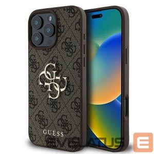 Other Phone Accessory Guess  Guess 4G Big Logo iPhone 16 Pro Case - Brown