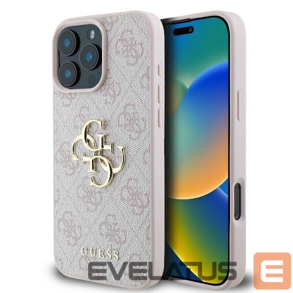 Other Phone Accessory Guess Guess 4G Big Logo Case for iPhone 16 Pro - Pink