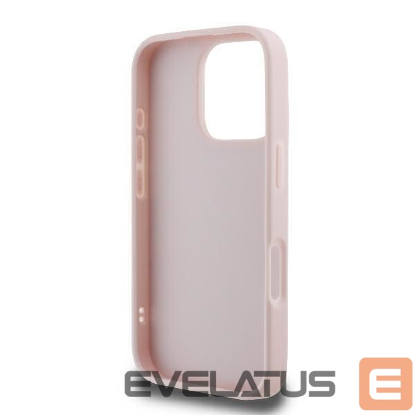 Other Phone Accessory Guess Guess Quilted Metal Logo iPhone 16 Pro Case - Pink