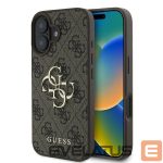 Other Phone Accessory Guess  Guess 4G Big Logo iPhone 16 Case - Brown