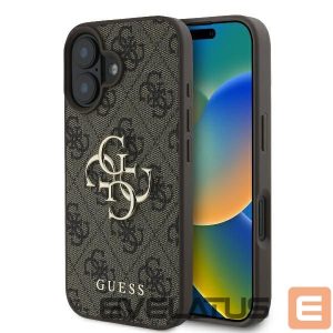 Other Phone Accessory Guess  Guess 4G Big Logo iPhone 16 Case - Brown
