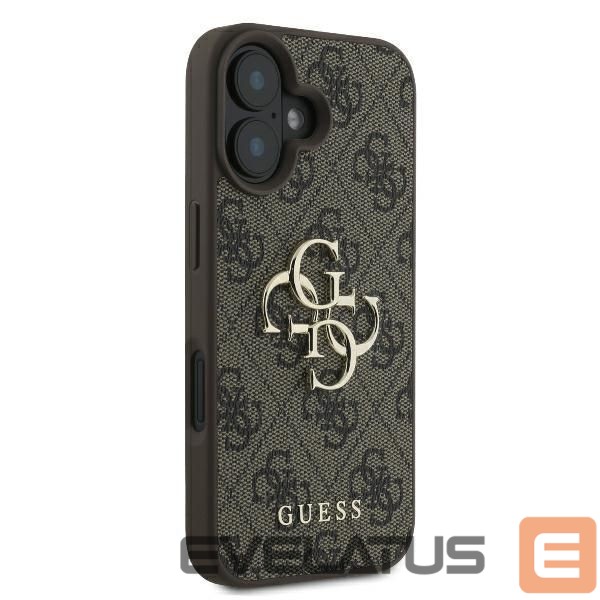 Other Phone Accessory Guess Guess 4G Big Logo iPhone 16 Case - Brown