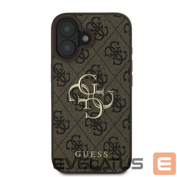 Other Phone Accessory Guess Guess 4G Big Logo iPhone 16 Case - Brown